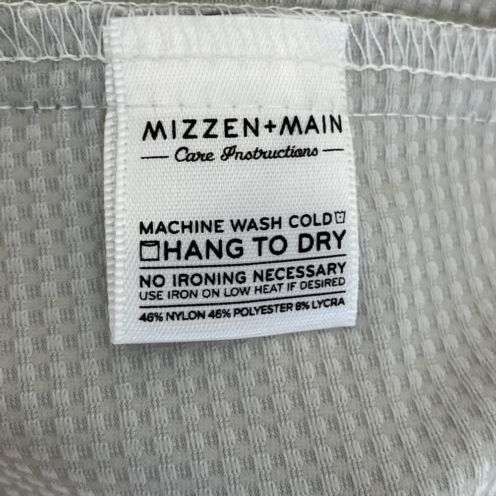 Pre-owned light gray shirt Mizzen + Main brand